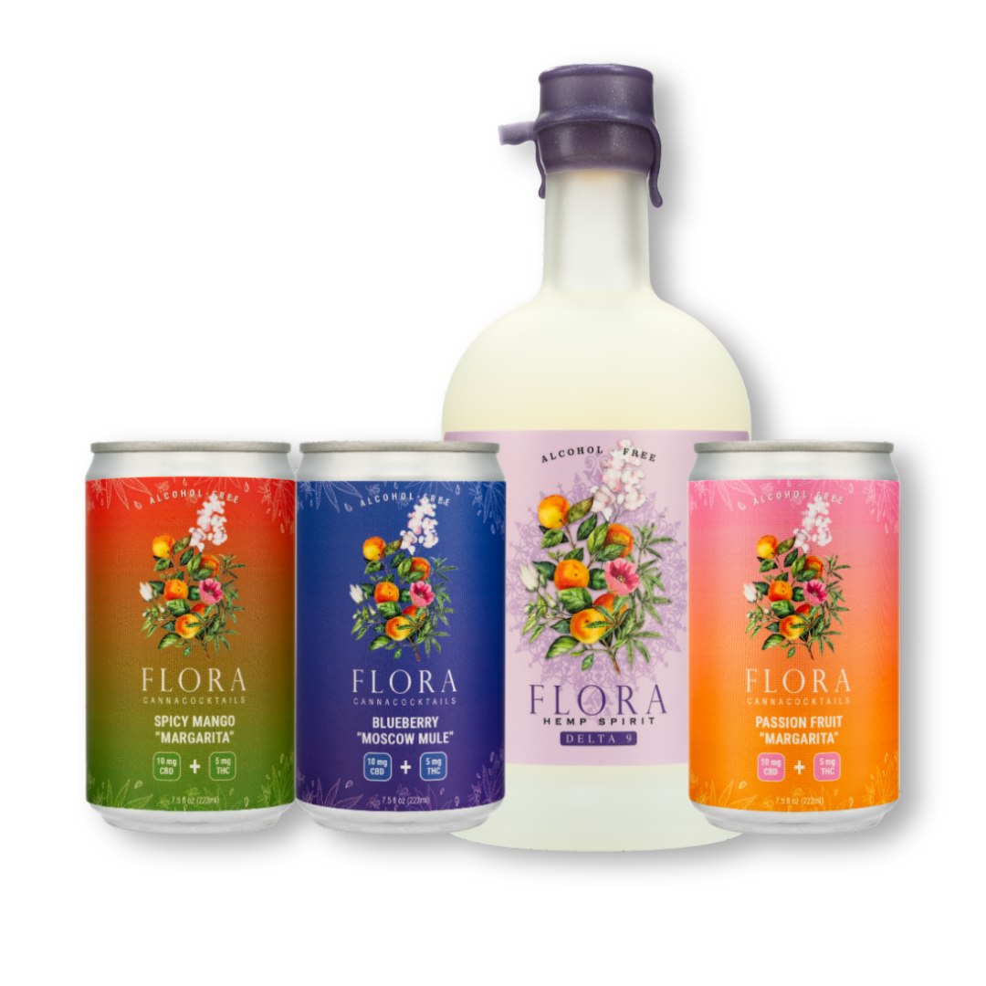 FLORA THC Spirit + Cocktail Bundle